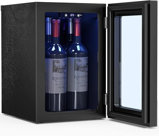 Antarctic Star 0.6Cu. Ft. Freestanding Counter-top Wine Cellar Mini Fridge by AntarcticStar