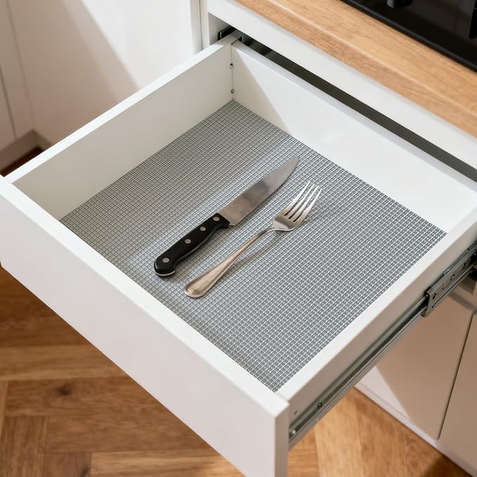 Upgrade 100% EVA Shelf Liner for Kitchen Cabinet 12" x 240" Refrigerator Liners - Image 6