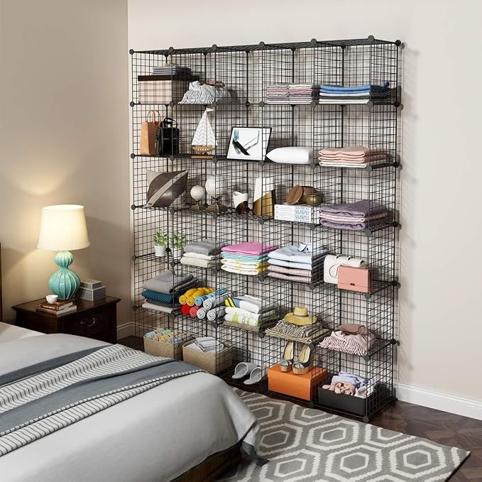 Metal Grid 14"x14" Wire Cube Storage - Image 6
