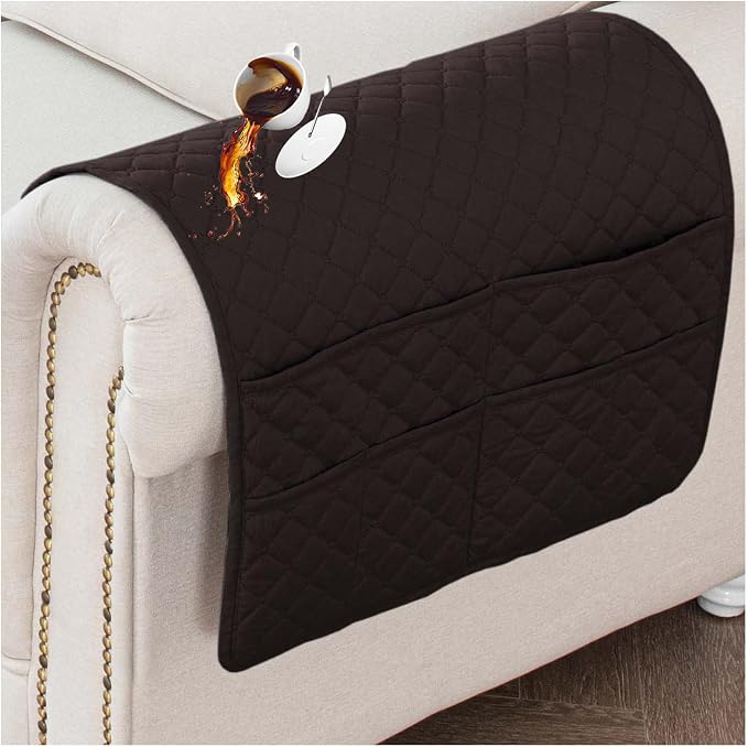 Waterproof Sofa Armrest Cover Headrest Cover by ZGDDPZA