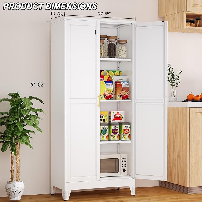 Winiowa Metal Pantry Cabinet - Image 2