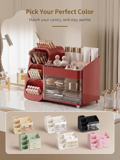 Booklov Makeup Organizer for Vanity, Large Capacity Cosmetic Display Case - Image 9