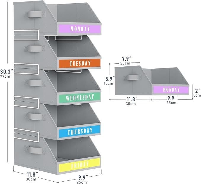 DIMJ Closet Organizers Storage Bins - Image 7
