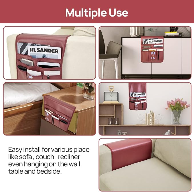 Teniux Remote Control Holder GRS Certified Armrest Organizer - Image 5