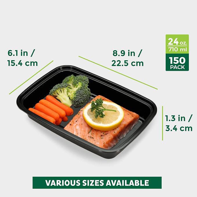 Freshware Meal Prep Containers 1 Compartment Food Storage Containers - Image 4