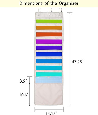 12 x 12 Paper Storage, Door Hanging Organizer - Image 2