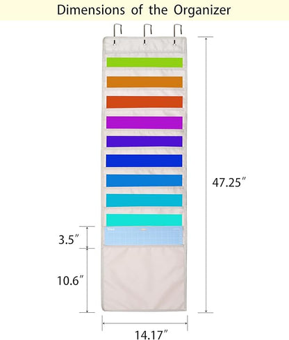 12 x 12 Paper Storage, Door Hanging Organizer - Image 2
