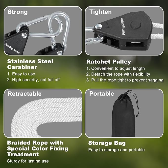 Retractable Travel Clothesline, Portable Clothes Line - Image 2