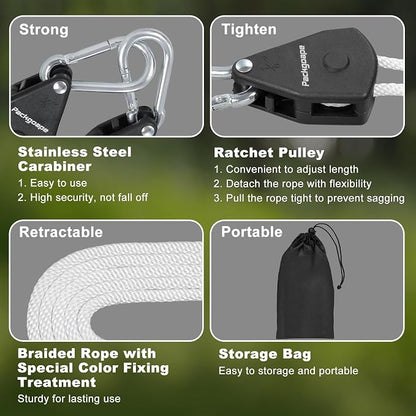 Retractable Travel Clothesline, Portable Clothes Line - Image 2
