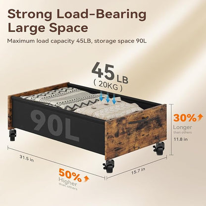 FOUCSSOMEI Under Bed Storage - Image 2