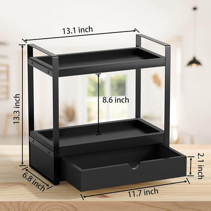 2-Tier Bathroom Organizer Countertop - Image 3