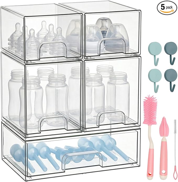 POLRAI 5 Pack Baby Bottles Organizer by POLRAI
