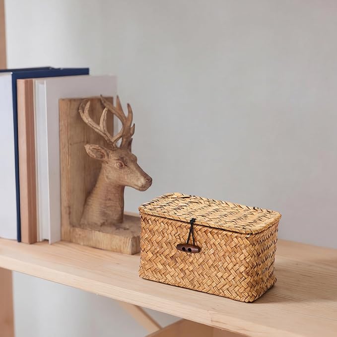 Hipiwe Seagrass Basket Key Holder Box - Image 6