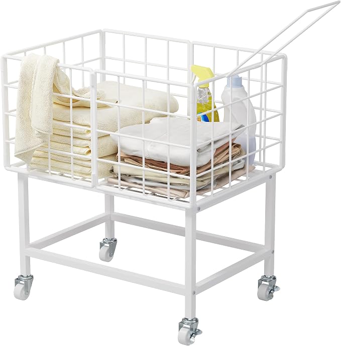 WOWLIVE Rolling Laundry Hamper by WOWLIVE