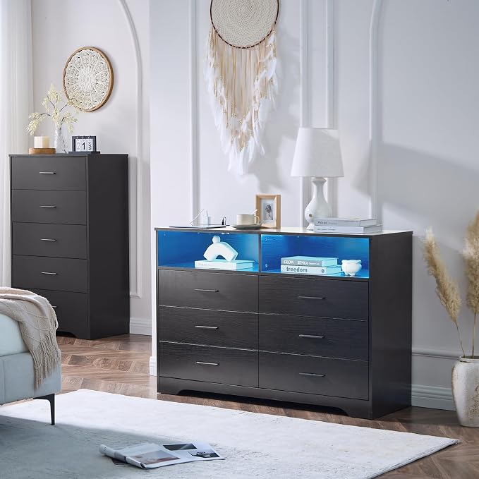 LIDYUK Dresser for Bedroom, Wood Dresser - Image 4