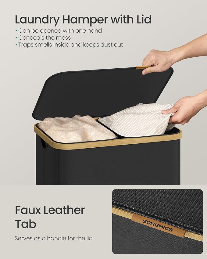 SONGMICS Laundry Hamper, Laundry Sorter - Image 4