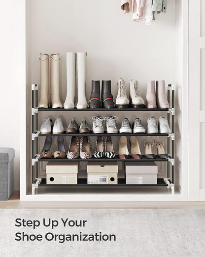 SONGMICS 4-Tier Shoe Rack, Shoe Storage - Image 4