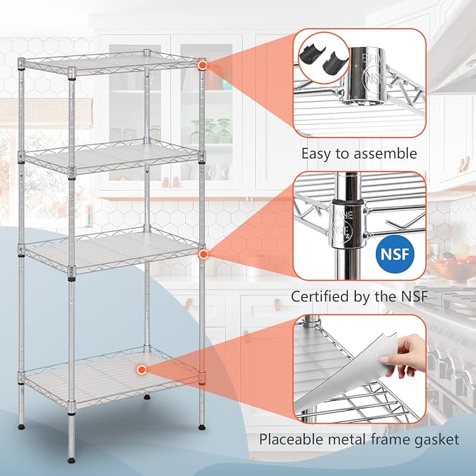 FDW 18L x 12W x 44H Wire Shelves - Image 5