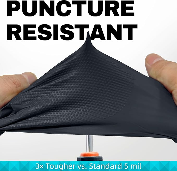 Beastek Nitrile Disposable Gloves, 8Mil Latex & Powder Free Chemical Resistant - Image 3