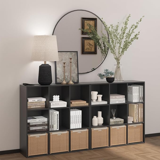 Wooden 9 Cube Storage Organizer - Image 5