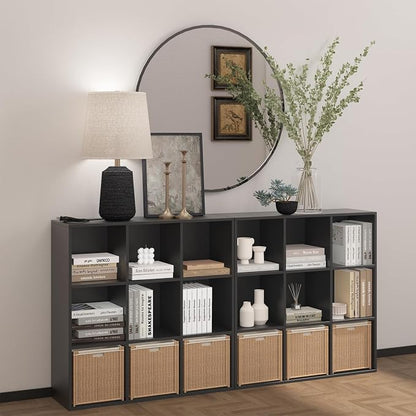 Wooden 9 Cube Storage Organizer - Image 5