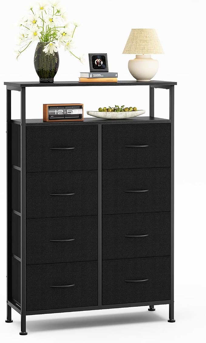 DUMOS Tall 8 Drawer Dresser for Bedroom, Storage Chest of Drawers Cabinet | by DumosLifestyle