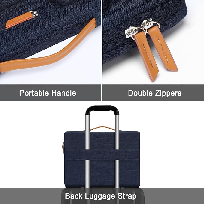 MOSISO 360 Protective Laptop Case 14 inch, 14 inch Laptop Sleeve Compatible - Image 4