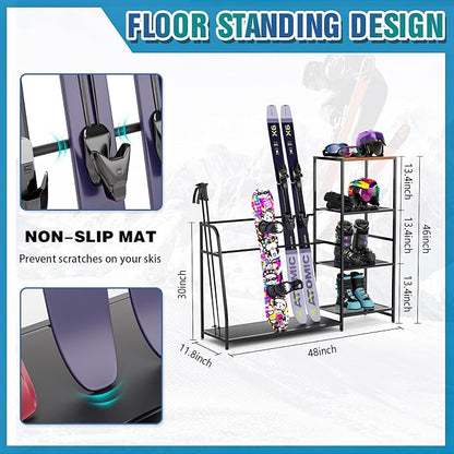 Ski-Snowboard Storage Rack Holder - Image 4