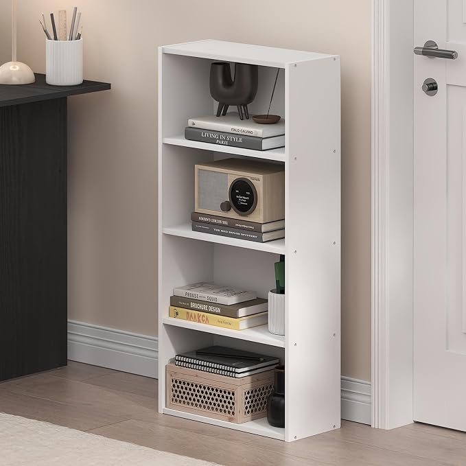 Furinno Basic Book Shelf, 4-Tier Bookcase - Image 2