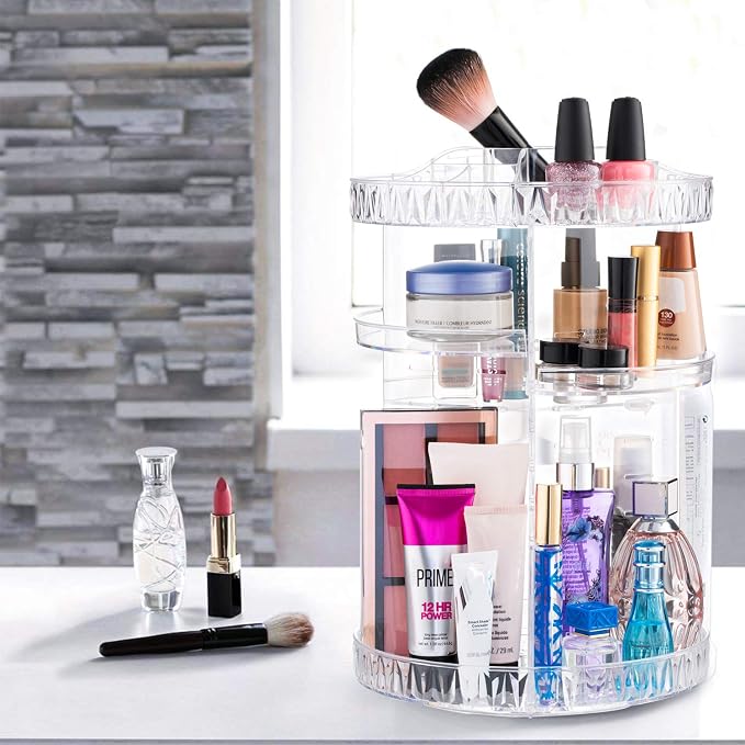 360° Rotating Makeup Organizer - Image 3
