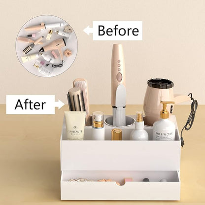 NIUBEE Hair Tool Organizer, Bathroom Countertop Blow Dryer Holder, Vanity Caddy - Image 6