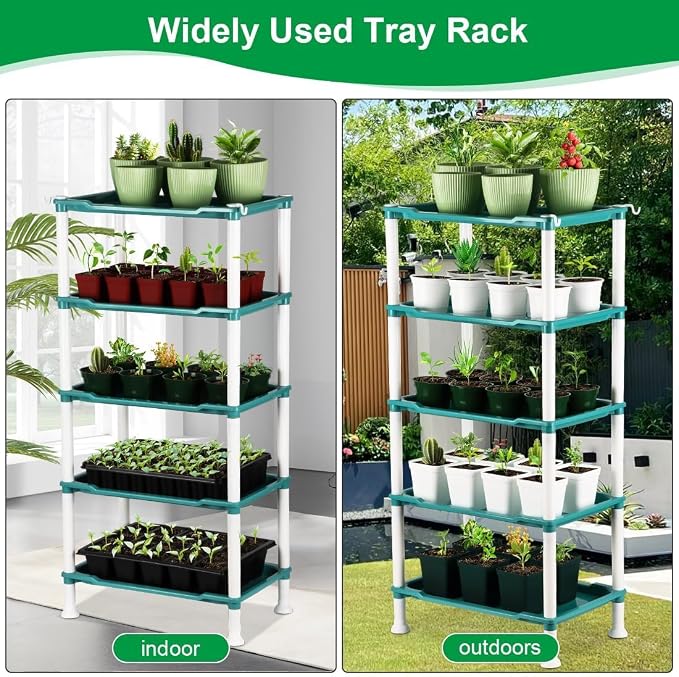 RooTrimmer 5-Tier Seed Starter Tray, Plant Stand Designed - Image 7