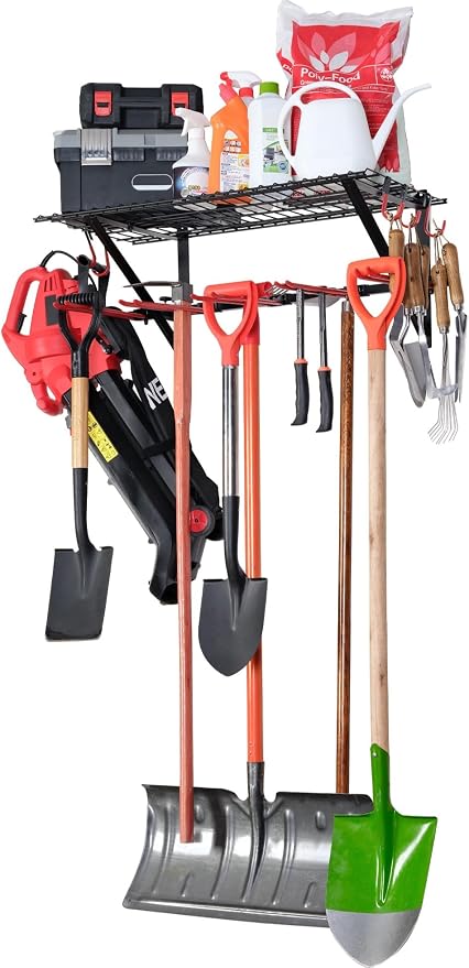 PLKOW Wall-Mounted Ski Rack, Skis Storage Rack - Image 8