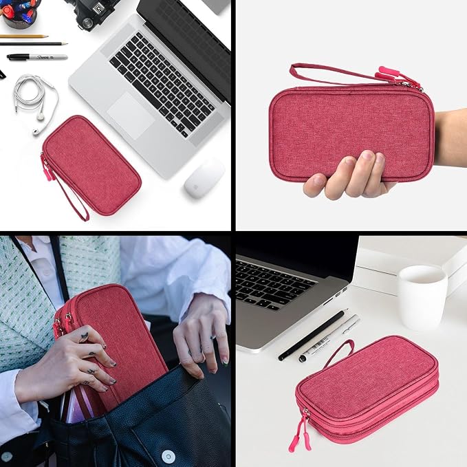 CAOODKDK Electronic Organizer Travel Cable Accessories Bag, Electronic - Image 7