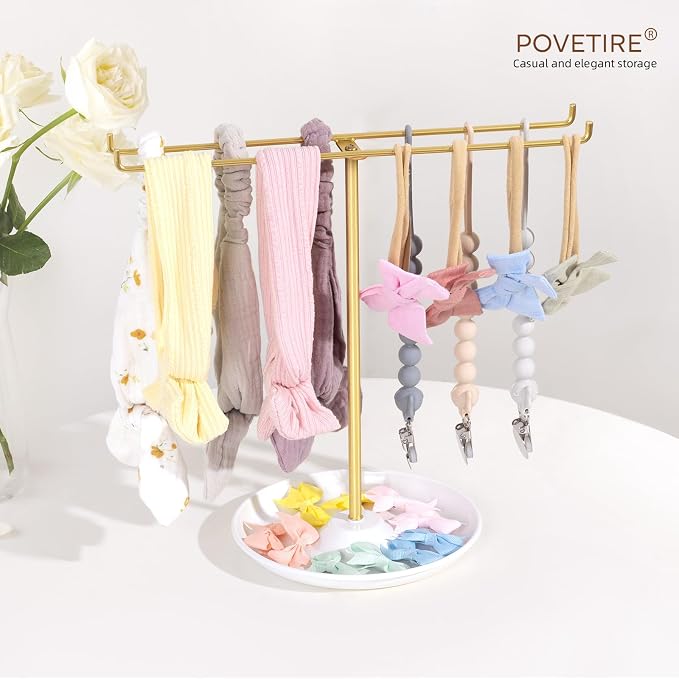 POVETIRE Baby Headband Holder Hair Bow Organizer - Image 7