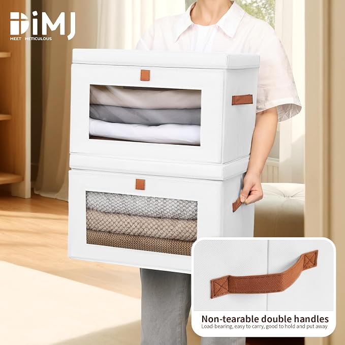 DIMJ Storage Bins with Lids - Image 4