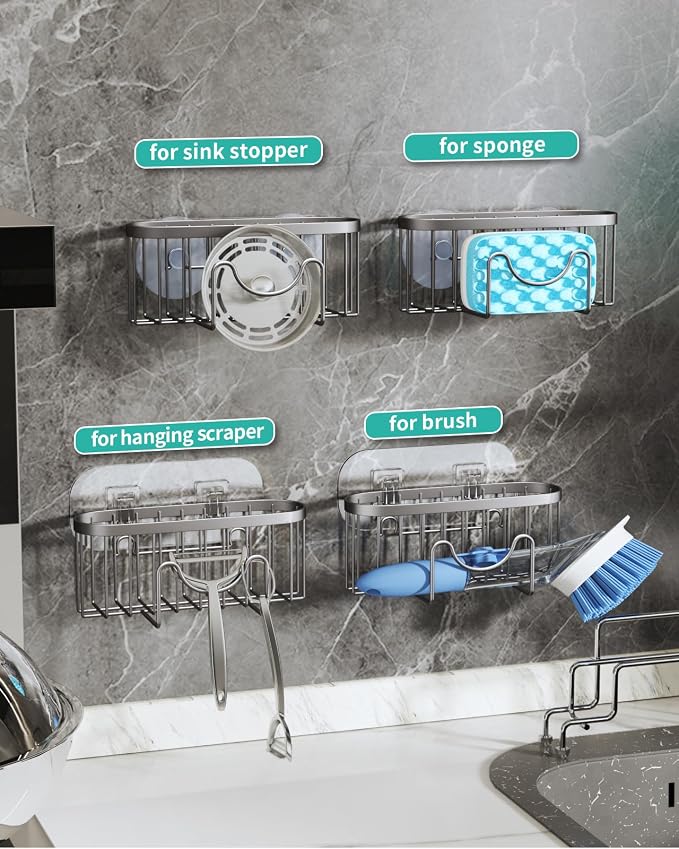 HapiRm Kitchen Sponge Holder for Sink - Image 2