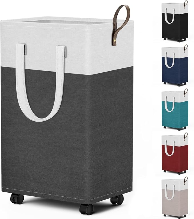 HomeHacks 75L Waterproof Rolling Laundry Hamper by HomeHacks