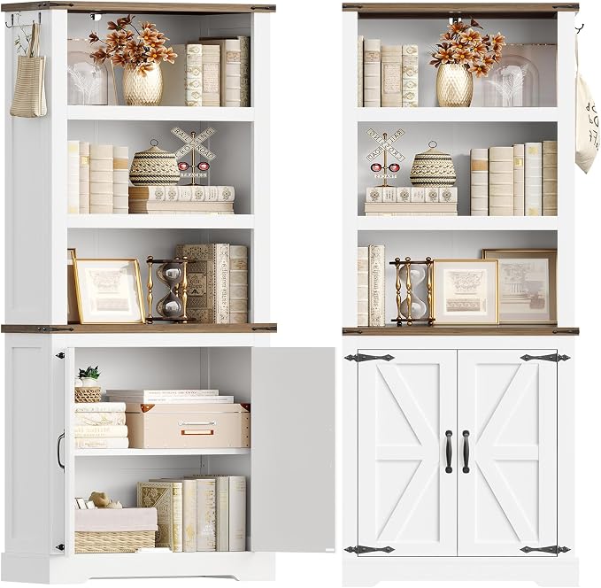 TEENFON 70.9in Tall Storage Cabinet - Image 8