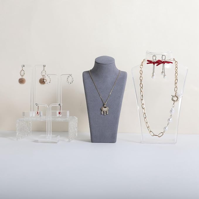 GemeShou Grey necklace storage organizer - Image 4