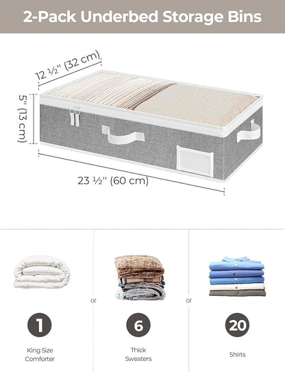 StorageWorks Under Bed Storage Containers - Image 2
