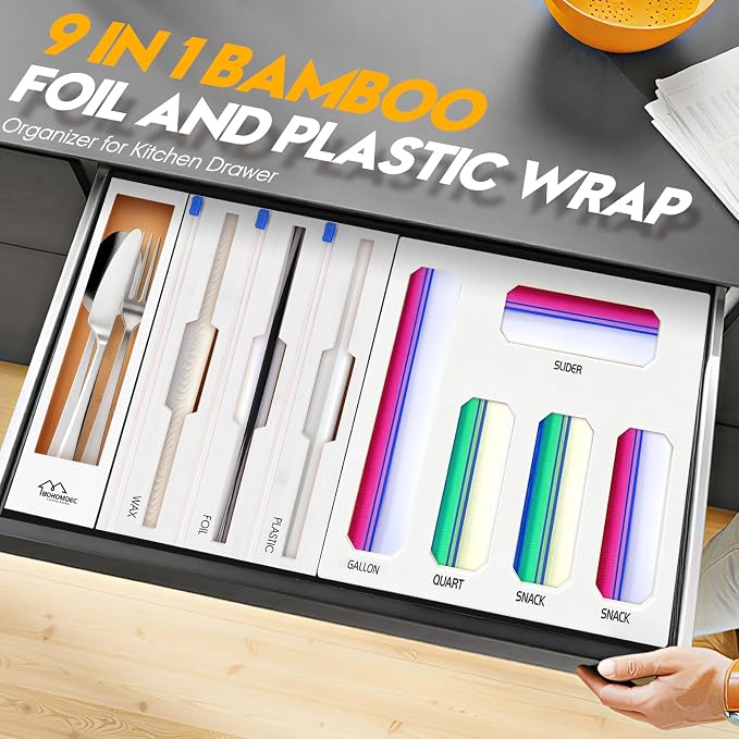 9 in 1 Foil and Plastic Wrap Dispenser - Image 3