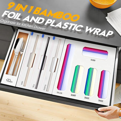 9 in 1 Foil and Plastic Wrap Dispenser - Image 3