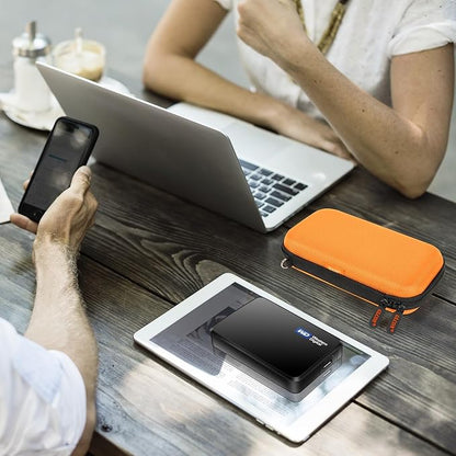 Orange Shockproof Hard EVA Carrying Case Travel Pouch - Image 6