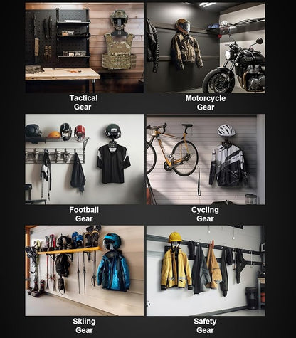 OneTigris Motorcycle Helmet Holder Wall Mount, Tactical Gear Holder - Image 3