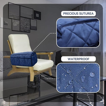 MEHIDFY Armchair Caddy, Waterproof Sofa Armrest Organizer, Non Slip Recliner - Image 6