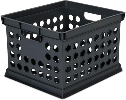 Sterilite Stackable Plastic Storage Crate Bin Organizer File Box - Image 3