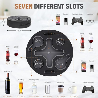 INNO STAGE Couch Cup Holder Pillow-Sofa Cup Holder | Couch Caddy Drinks - Image 4