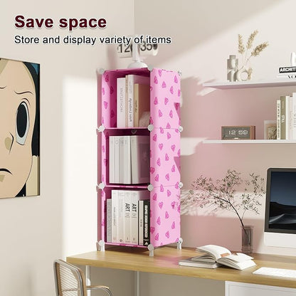 UNKU Cube Storage Organizer, 3 Cube Closet Organizer Storage Shelves, DIY - Image 4