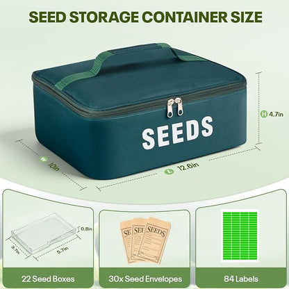 22 Slots Seed Storage Organizer Box - Image 2
